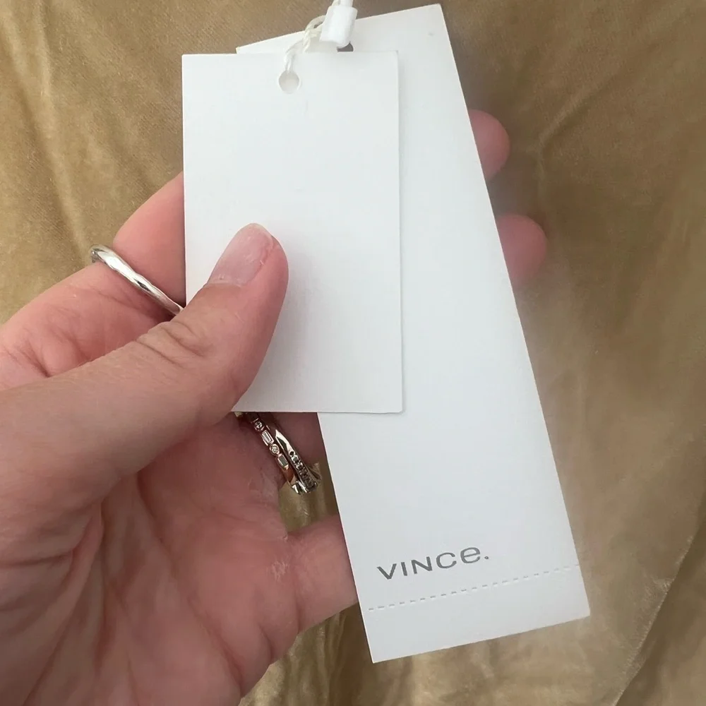 Vince Gold velvet slip Dress - Picture 3 of 9